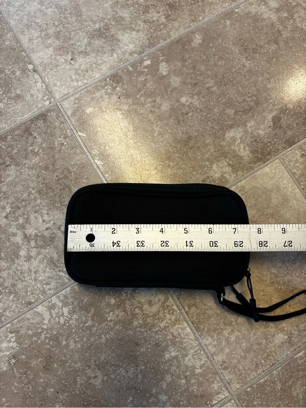 Portable Black Accessory Case - Compact Protective Pouch